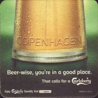 Beer coaster carlsberg-461-zadek