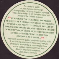 Beer coaster carlsberg-550-zadek