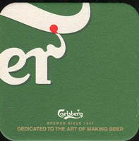 Beer coaster carlsberg-62-zadek