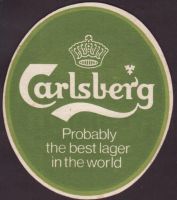 Beer coaster carlsberg-697-oboje-small
