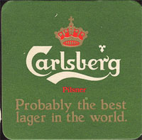 Beer coaster carlsberg-72-zadek