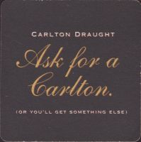 Beer coaster carlton-124-zadek