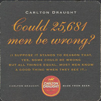 Beer coaster carlton-17-zadek