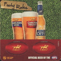 Beer coaster carlton-73-zadek