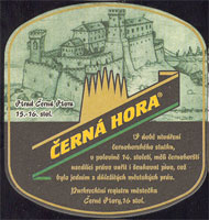 Beer coaster cerna-hora-45-zadek