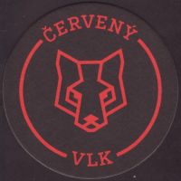 Beer coaster cerveny-vlk-1