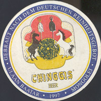 Beer coaster chinggis-beer-1