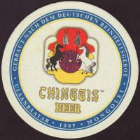 Pivní tácek chinggis-beer-2