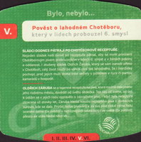 Beer coaster chotebor-11-zadek