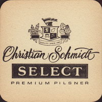 Beer coaster christian-schmidt-brewing-co-1