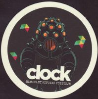 Pivní tácek clock-13