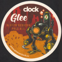 Beer coaster clock-24