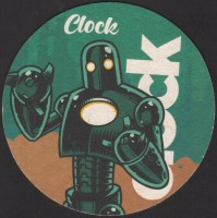 Beer coaster clock-26