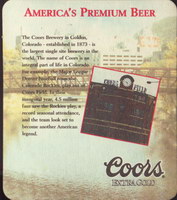 Pivní tácek coors-121-zadek