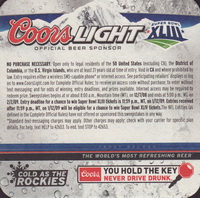 Pivní tácek coors-34-zadek