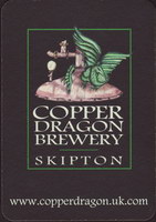 Beer coaster copper-dragon-1