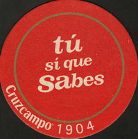 Beer coaster cruzcampo-15-zadek