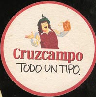 Pivní tácek cruzcampo-2-oboje