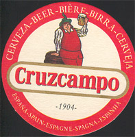 Pivní tácek cruzcampo-4