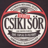 Beer coaster csiki-sor-2