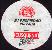 Beer coaster cusquena-28