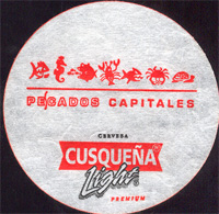 Beer coaster cusquena-40
