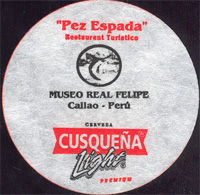 Beer coaster cusquena-41