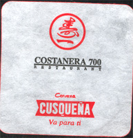 Beer coaster cusquena-54