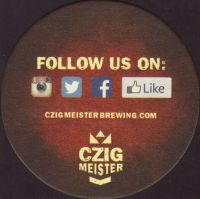 Beer coaster czig-meister-1-zadek