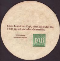 Beer coaster dab-100-zadek