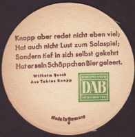 Beer coaster dab-86-zadek