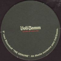 Beer coaster damm-96