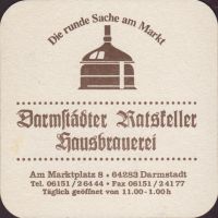 Beer coaster darmstadter-ratskeller-hausbrauerei-1