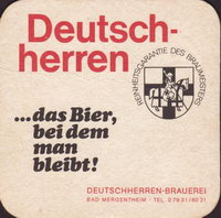 Beer coaster deutschherren-1