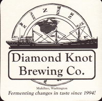 Beer coaster diamond-knot-1