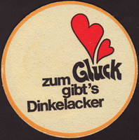 Beer coaster dinkelacker-25-zadek