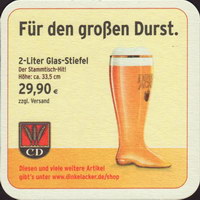 Beer coaster dinkelacker-35-zadek