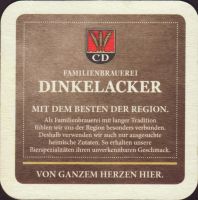 Beer coaster dinkelacker-45-zadek
