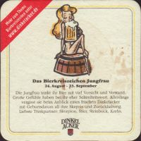 Beer coaster dinkelacker-47-zadek