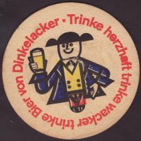 Beer coaster dinkelacker-50-zadek