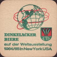 Beer coaster dinkelacker-55-zadek