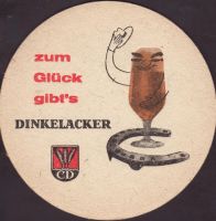 Beer coaster dinkelacker-57-zadek