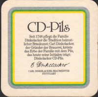 Beer coaster dinkelacker-79-zadek