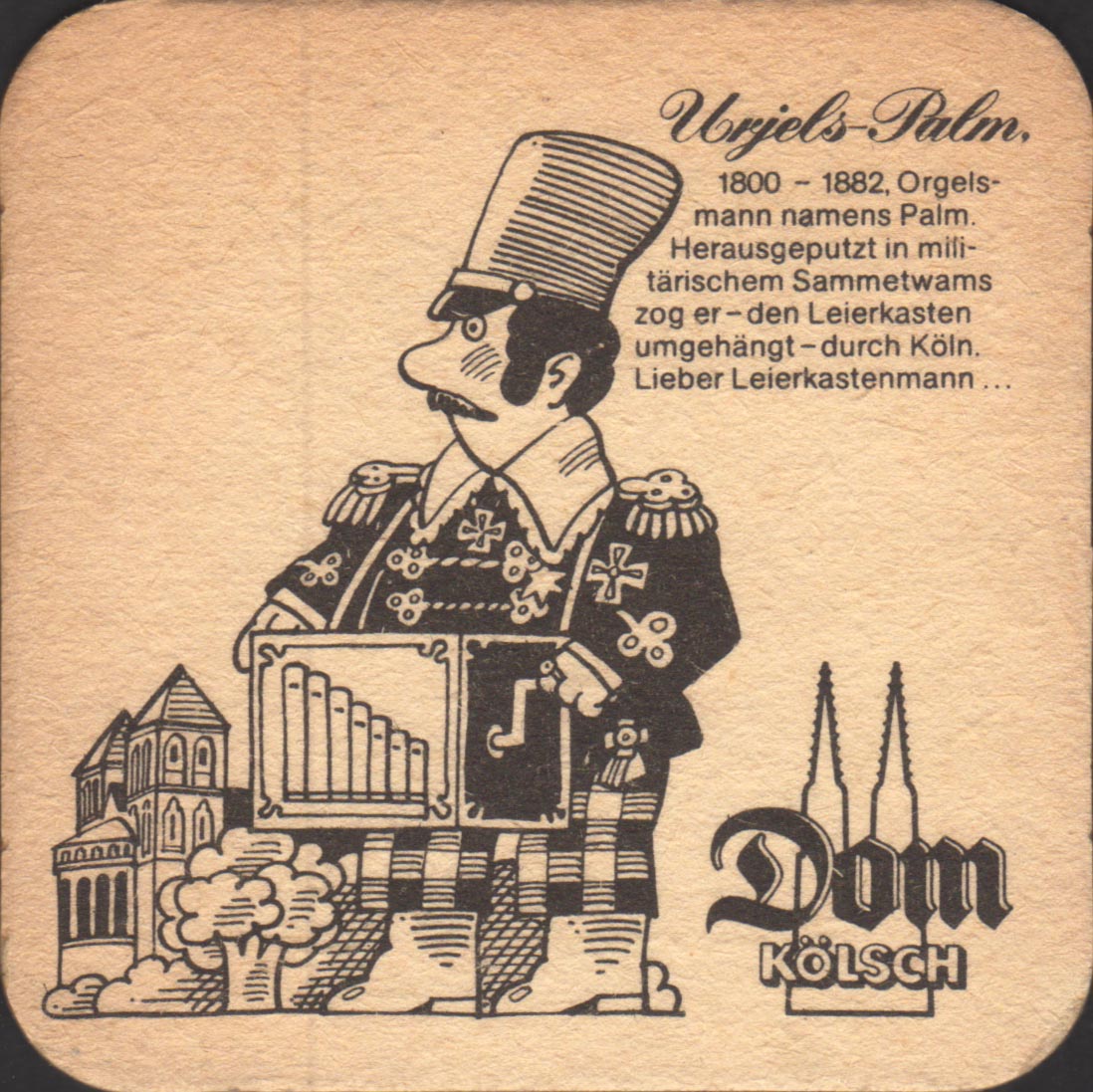 Beer coaster dom-kolsch-1-zadek