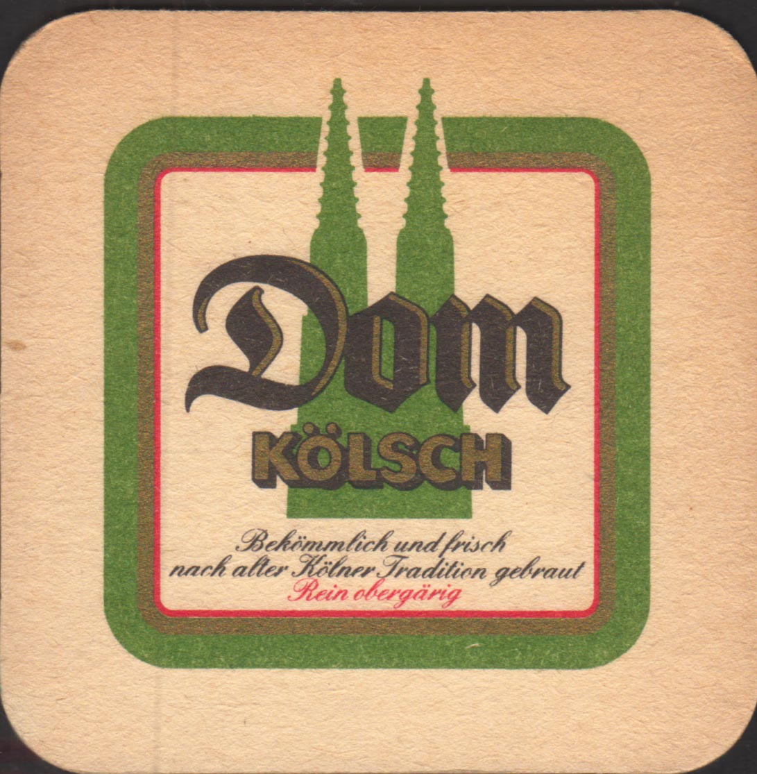 Beer coaster dom-kolsch-1