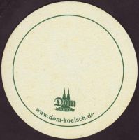 Beer coaster dom-kolsch-25-zadek