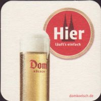 Beer coaster dom-kolsch-50