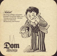 Beer coaster dom-kolsch-9-zadek