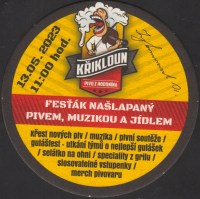 Beer coaster domaci-minipivovar-krikloun-2-zadek