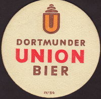 Beer coaster dortmunder-union-25-oboje